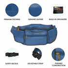 Fanny Pack Waist Bag Hip Belt Pouch Travel Purse Genuine Leather medium gun Bag
