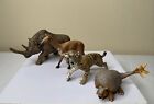 Prehistoric Mammal Figure Lot Safari Ltd Rare Macrauchenia Woolly Rhinoceros