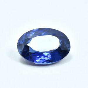 Extremely Rare Blue Tanzanite Oval Cut Natural 8.85 Ct Loose Gemstone CERTIFIED.