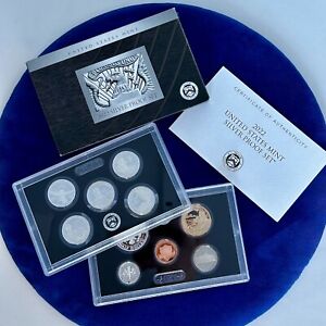 2022 United States Mint Silver Proof Set Box w/ COA
