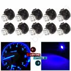 10x Blue T4/T4.2 Neo Wedge LED Bulb Cluster Instrument Dash Climate Base Lights