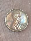 1928 D PENNY IRIDESCENT  LINCOLN PENNY WHEAT BACK