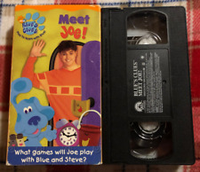 BLUE'S CLUES - MEET JOE! [2002] (Nick Jr.) {Play to Learn} | VHS TAPE, Tested