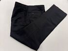 Ermenegildo Zegna Men's Black Solid Wool Dress Pants 34X32 $295
