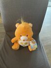 Care Bears Friend Bear Orange Plush Stuffed Toy Flowers Vintage 2003  Tags 12”