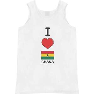 'I Love Ghana' Adult Vest / Tank Top (AV032812)