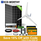 ECO-WORTHY 1000W 600W Wind Turbine Generator & Solar Panel Kit For Home Boat Rv