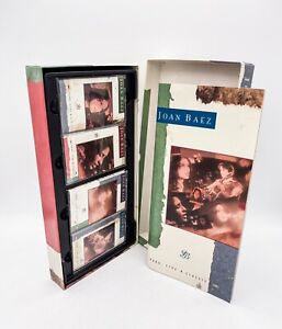 JOAN BAEZ Rare Live & Classic 4 Cassette Tape Box Set LIKE NEW