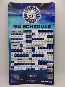 Seattle Mariners - 2024 Official Magnetic Schedule- 5