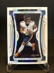 1 Of 1!  JUSTIN FIELDS 2022 PANINI NATIONAL TREASURES ONE OF ONE! Bears