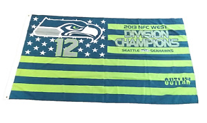 New Listing2013 NFC WEST Division Champion Seattle Seahawks Banner NFL Football Outlaw