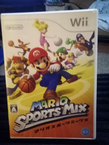 Mario Sports Mix Game For Japanese Wii Complete With Manual