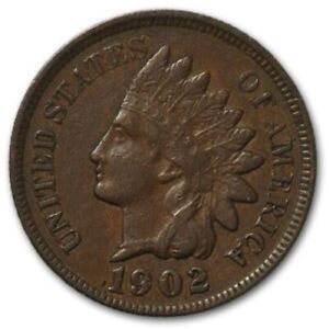 1902 P - Indian Head Penny - G/VG