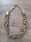 BANANA REPUBLIC STATEMENT CHOKER NECKLACE THICK BEAD NECKLACE CHUNKY