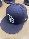 Tampa Bay Devil Rays Vintage New Era 59FIFTY On Field Cap Hat - 7 3/8