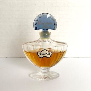 Vintage Guerlain Paris Shalimar 1/2 oz Perfume Etched Stamp