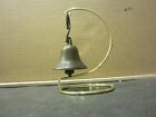 FORGED SOLID BRASS or BRONZE style  BELL stand mounted Christmas bell