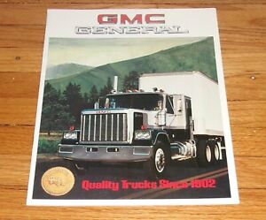 New ListingOriginal 1980 GMC General Semi Truck Sales Brochure Catalog
