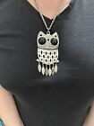 Adorable Owl Pendant Necklace With 20