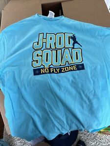 Seattle Mariners J Rod Squad 2023 SGA T-Shirt Julio Rodriguez Show Size XL Blue