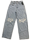 Wild Fable Women's Super-High Rise Baggy Jeans Light Wash Size 6