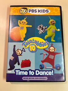 Teletubbies 10 Time to Dance DVD, PBS Kids, Read for Contents