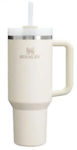 New ListingStanley Stainless Steel H2.0 FlowState Quencher Tumbler 40 OZ In Cream NEW