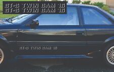 Shadow GT-S Twin Cam 16  AE86 vinyl Sticker Decals - SET of 2