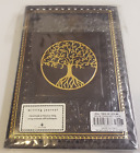TREE OF LIFE Embossed Stitched BROWN LEATHER (Handmade in Italy) WRITING JOURNAL