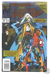 the AMAZING SPIDER-MAN #394 Foil Cover Flip Book Newstand edition from Oct. 1994