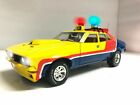 Ford Falcon XB Yellow Police INTERCEPTOR 1974 WORKING LIGHTS  1/18 Mad Max