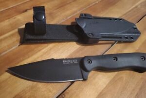 Ka-Bar Knife BK18 Harpoon Becker Design Tan Tactical Fixed Blade 1095 Steel USA