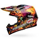 Open Box Bell Adult Moto-9S Flex Bike Helmet Tagger Tropical Fever Y/Orange - XL