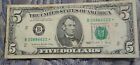 New Listing1988 $5 FEDERAL RESERVE NOTE Serial Number 00886622