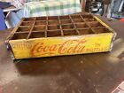 Vintage Yellow Coca Cola Crate 1960’s