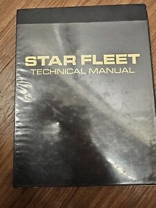 Star Trek Star Fleet Technical Manual 1st Ed 1975 Ballantine Franz Joseph VG