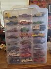Vintage  Hot Wheels Black Wall With Collectors Case, 48 Assorted Cars Awesome