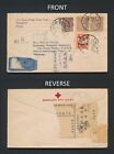 1946 CHINA COVER TO HONG KONG AMERICAN RED CROSS SHANGHAI TO WOMEN'S MISSIONARY