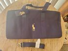 RALPH LAUREN POLO BLUE DUFFLE BAG TRAVEL WEEKEND Big Pony Gold See Pictures