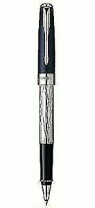 Parker Sonnet Special Edition  Rollerball Pen Silver / Blue New In Box 92177