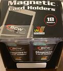 BCW 75 PT Point One Touch Magnetic Card Holders Full Box (18)