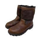 UGG Australia Beacon Men's Size 10 Leather Sheepskin Lined Pull On Winter Boots