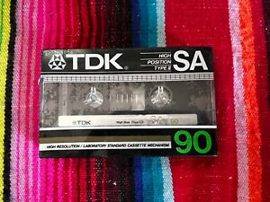 TDK SA 90 1985 USA  Blank Audio Cassette Tape Type II High Res SEALED NEW