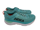 Hoka One One W Bondi 7 Womens Sneaker Shoes Blue Lace Up Round Toe Athletic 8.5