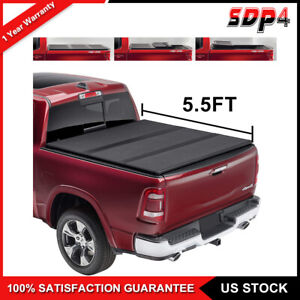 For 2004-2020 Ford F150 5.5ft 66'' Short Bed Hard Lock 3-Fold Tonneau Cover (For: Ford F-150)