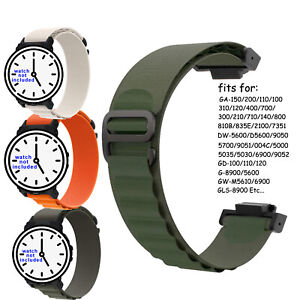 Weave Nylon Fabric Strap Wristband for GA110 G8900 GW-M5610 DW6900 Band Bracelet