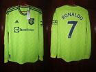 BNWT Authentic Manchester United 2022 23 Ronaldo Third Adidas shirt Player Issue