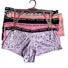 Juicy Couture Panties Size 2X Cute Curvy 5 Pack Underwear Boy Shorts JC9695 NWT