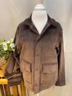 NEW North Face Men's Brown Utility Corduroy Snap Front Jacket/Shacket Small