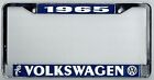 1965 Volkswagen VW Bubblehead Vintage California License Plate Frame BUG BUS T-3